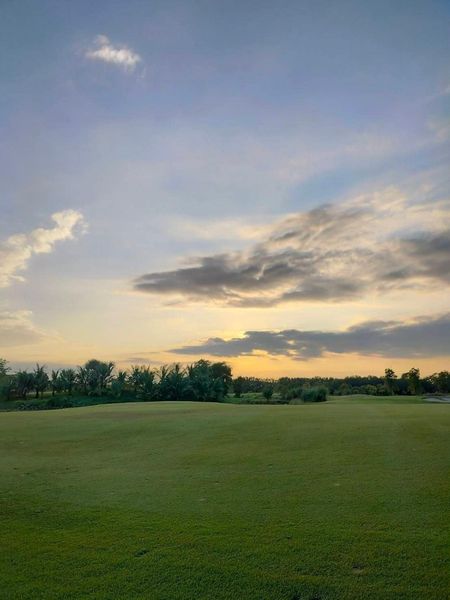 สนามกอล์ฟหริภุญชัย กอล์ฟคลับ nbsp golf grass golf course nature and twilight
