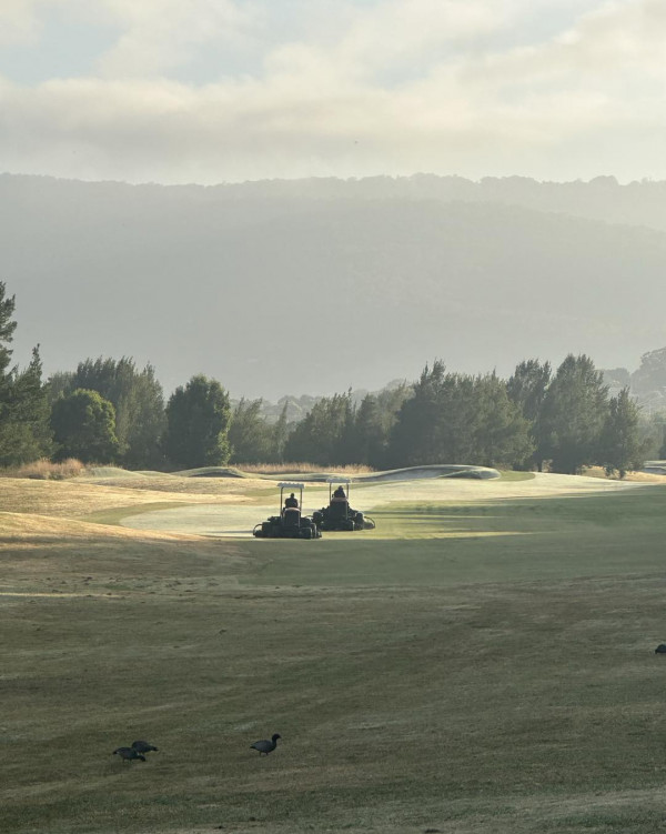 Waterford Valley Golf Course nbsp รถกอล์ฟ พื้นหญ้า สนามกอล์ฟ และ หมอก
