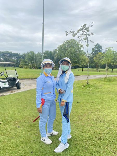 สนามกอล์ฟหริภุญชัย กอล์ฟคลับ 2 people people standing and outdoors