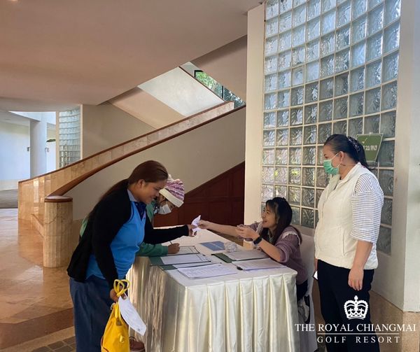 The Royal Chiangmai Golf Club 3 people people standing indoor and รามพล GOLF RESORT