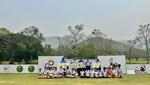 Alpinegolfresort Chiangmai 3 people people standing outdoors and D THAI SENIOR OUR