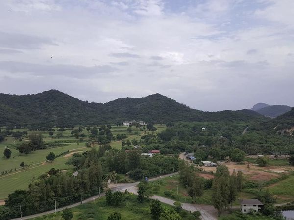 Hua Hin Korea Golf Club amp Milpordparadise Hotel mountain tree grass and sky