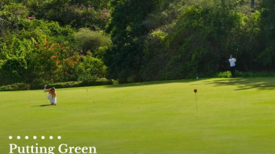 Putting practice before start to play a round,so you will score better in your game.