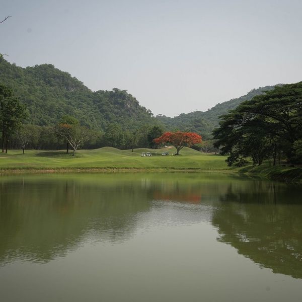 Khao Yai Country Club golf golf course and lake