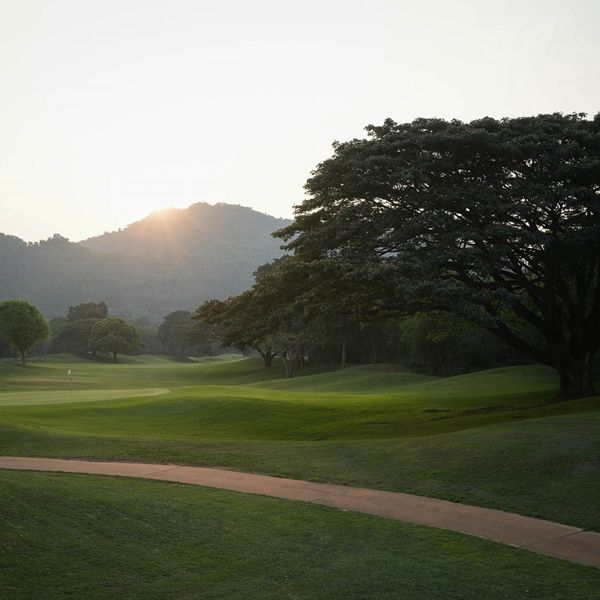 Khao Yai Country Club golf golf course nature and twilight