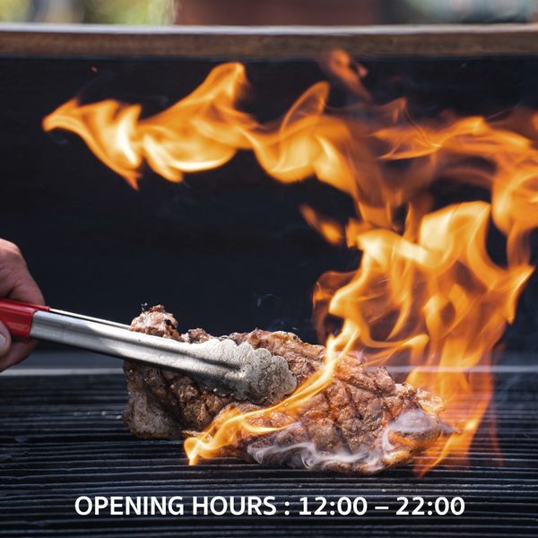 Toscana Valley steak souvlakia and OPENING HOURS 12 00 22 00