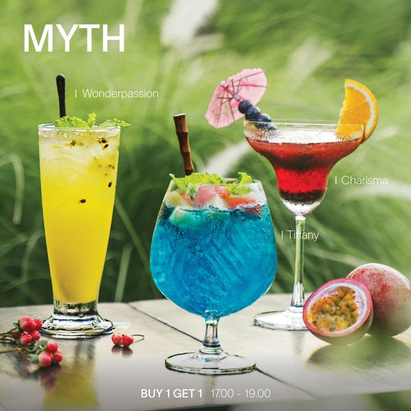 Kirimaya Khao Yai strawberry daiquiri and MYTH Wonderpassion Charisma Tiffay BUY GET 17 00 19 00