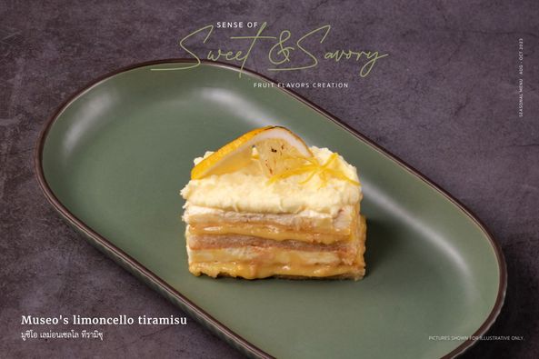 Toscana Valley cake and SENSE we OF Sowrry CREATION FRUITF AVORS Museo s limoncello tiramisu มูชิโอ เลม่อนเซลโล ทีรามิชุ I LUSTRATIVE