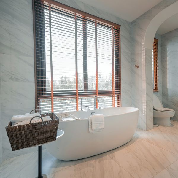 Toscana Valley towel rack sink and indoors