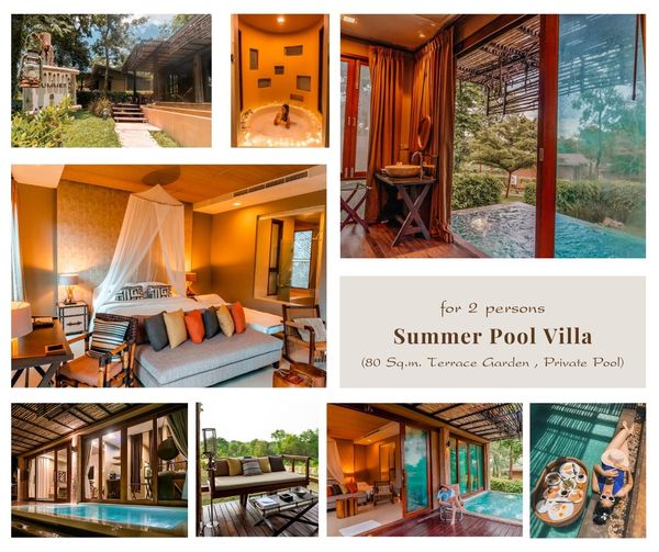 Mountain Creek Golf Resort And Residences 1 person bed pool and 1 for 2 persons Summer Pool Villa c 80 Sq m Terrace Garden Private Pool