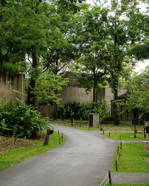 Kirimaya Khao Yai road and grass