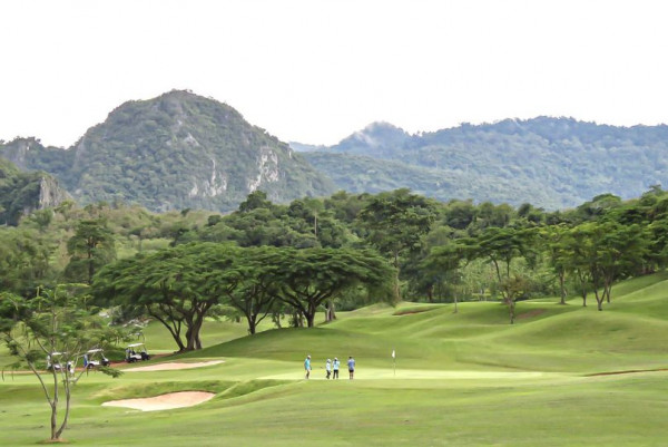 Khao Yai Country Club 5 people people golfing golf course and grass