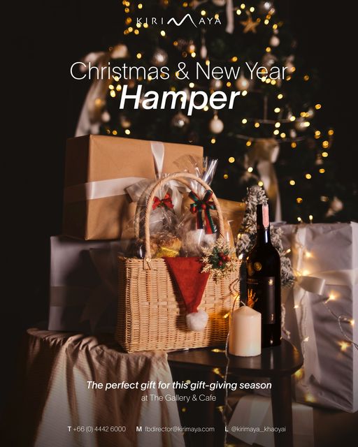 Kirimaya Khao Yai AYA Christmas New Year Hamper The perfect gift for this gift giving season at The Ga lery Cafe T M fbdi rector kiri maya com kirimaya khaoyai Kirimaya Khao Yai AYA Christmas New Year Hamper The perfect gift for this gift giving season at The Ga lery Cafe T M fbdi rector kiri maya com kirimaya khaoyai