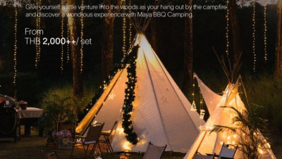 Enjoy a memorable holiday dinner at Muthi Maya with premium BBQ Camping. You'll experience the delicious and magnificent atmosphere of camping in the cold wind.