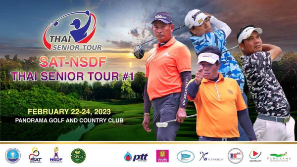 Panoramagolfclub 4 people and Ticleist SRIXON THAI SENIOR TOUR SAT NSDF THAI SENIOR TOUR FEBRUARY 22 24 2023 PANORAMA GOLF AND COUNTRY CLUB CUEEANGEER ND SAT SPGA ptt Group ออมสิน Zen K WANRUEN GOLFREALITY ANAM