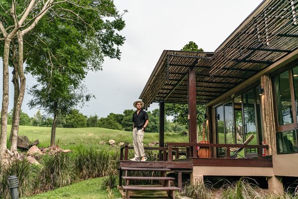 Mountain Creek Golf Resort And Residences 1 person outdoors and tree