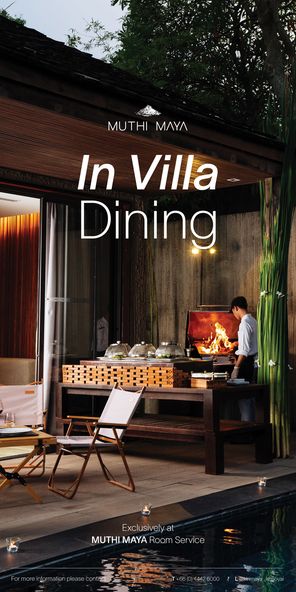 Kirimaya Khao Yai 1 person and MUTHI MAYA In Villa Dining Exclusively at MUTHI MAYA Room Service