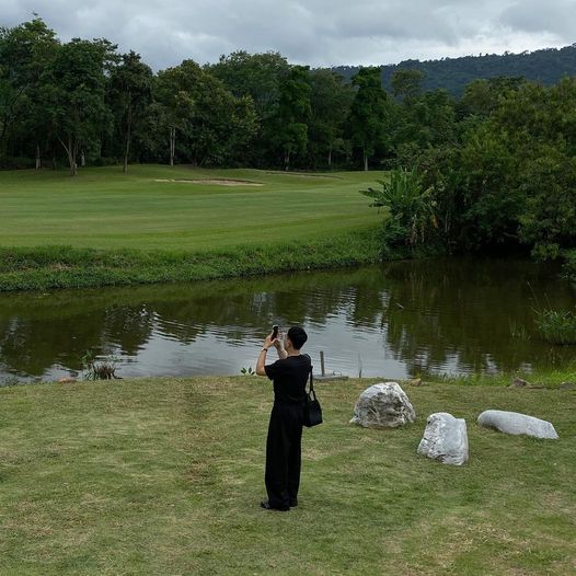 Kirimaya Khao Yai 1 person golfing and golf course