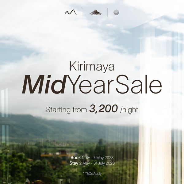 Kirimaya Khao Yai Kirimaya MidYearSale Starting from 3 200 night Book Now 7 May 2023 Stay 2May 1July 2023 T CsApply