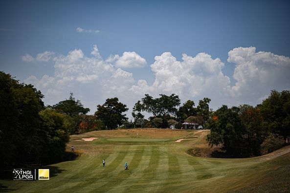 Panoramagolfclub 2 people people golfing golf cart golf course and text-5