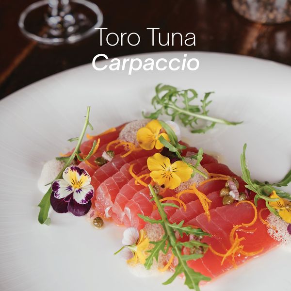 Kirimaya Khao Yai sashimi and Toro Tuna Carpaccio PE