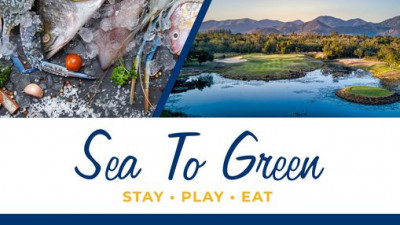 SEA TO GREEN โปรโมชั่น   กลับมาพบกันอีกครั้งกับ ห้องพัก ออกรอบ และอาหารทะเล ครบทุกความต้องการของคุณ สามารถจองได้ในงาน Thailand Golf &amp; Dive Expo Plus Outdoor Fest 2023