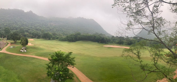 Khao Yai Country Club golf grass fog and golf course