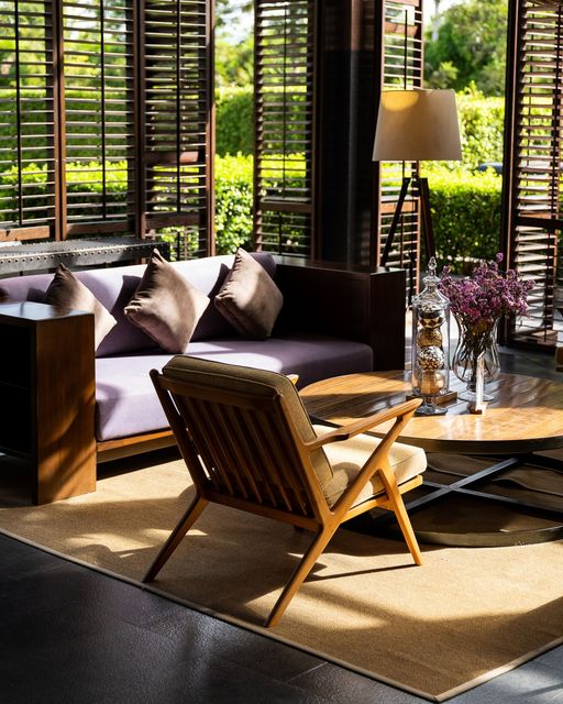 Kirimaya Khao Yai indoors living room and sliding door