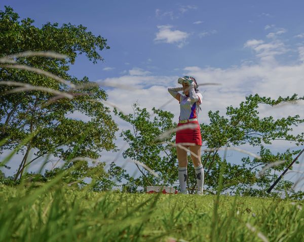 Wangjuntr Golf Park 1 person standing tree grass and nature