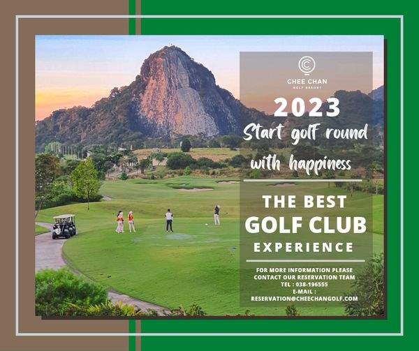 Chee Chan Golf 4 people golf course and CHEE CHAN GOLF DOL RESORT 2023 Start golf round with happiness THE BEST GOLF CLUB EXPERIENCE FOR MORE INFORMATION PLEASE CONTACT OUR RESERVATION TEAM TEL 038 196555 E MAIL RESERVATION CHEECHANGOLF COM