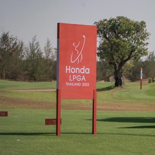 Siam Country Club golf golf course grass and Honda LPGA THAILAND 2023