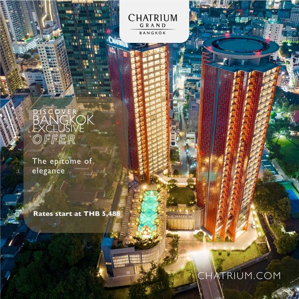 Chatrium Golf Resort Soi Dao Chanthaburi skyscraper and CHATRIUM GRAND BANGKOK DISCOVER BANGKOK OFFER The epitome of elegance Rates start at R5488 THB 5 488 CHATRIUM CHATRIUM COM