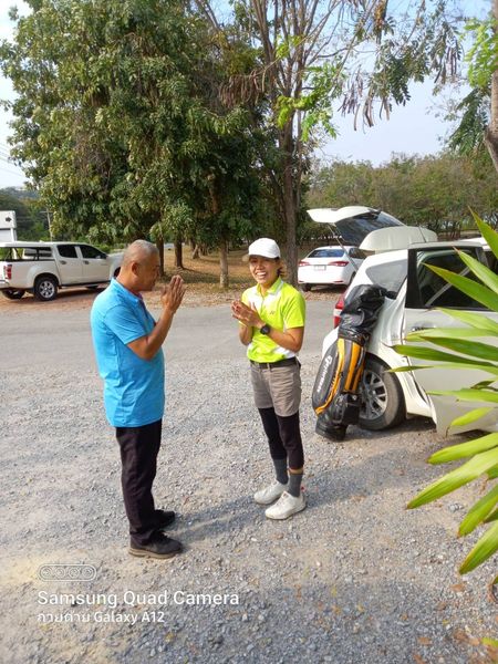 ศูนย์พัฒนากีฬา สอ รฝ ACDC Golf Course 2 people people standing road and tree