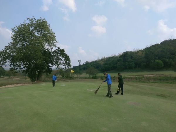 ศูนย์พัฒนากีฬา สอ รฝ ACDC Golf Course 3 people people playing sports and grass