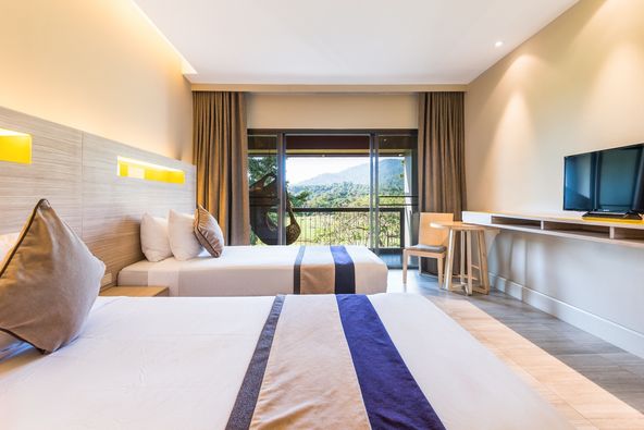 Chatrium Golf Resort Soi Dao Chanthaburi furniture and bedroom