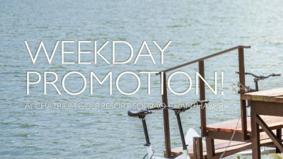 Escape the weekday hustle and bustle with an unforgettable getaway at Chatrium Golf Resort Soi Dao. Enjoy our exclusive weekday promotion and indulge in a sumptuous breakfast, amazing F&amp;B discounts, a complimentary minibar, and exclusive green fees. B