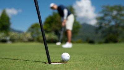 Practice your putting: Putting is a crucial part of the game, and practicing regularly can help you improve your accuracy and distance control. #GolfTips #ChatriumSoiDao