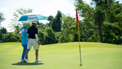 Practice makes perfect. Don't be afraid to spend time on the driving range or putting green to improve your skills.