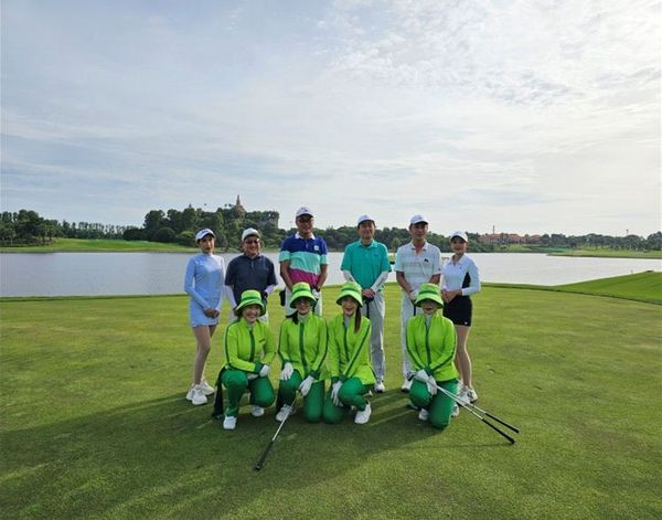 Amata Spring Country Club 10 people people golfing and golf course