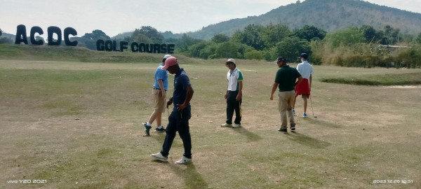 ศูนย์พัฒนากีฬา สอ รฝ ACDC Golf Course nbsp 5 people people skeet shooting people golfing grass golf course and text