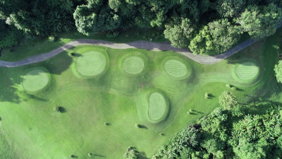 Looking from top at Hole No.10