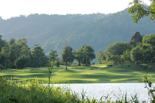 Red Mountain Golf Club Phuket Thailand golf course nature tree and grass