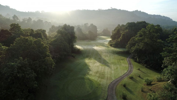 Red Mountain Golf Club Phuket Thailand tree golf course nature and grass