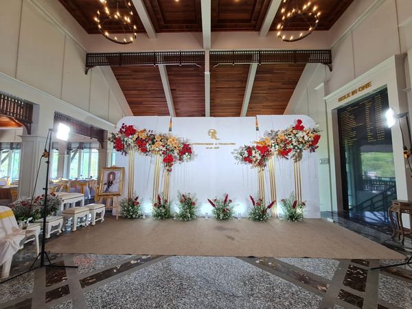 Katathong Golf Resort amp Spa lighting table flower and dais