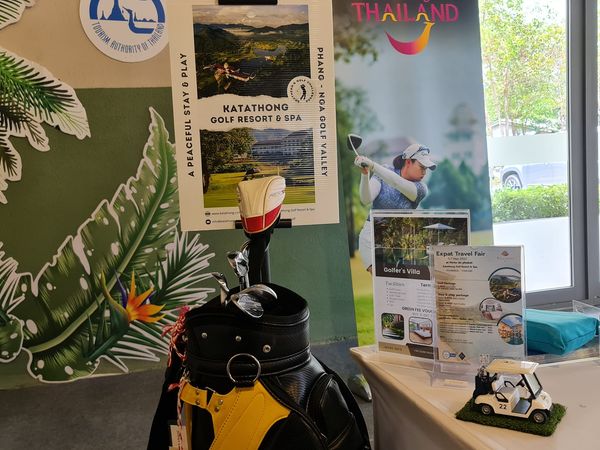 Katathong Golf Resort amp Spa 1 person golfing golf cart golf course and THAIL AND YOURDM UTHORITY TRELG PLAY STAY KATATHONG PEACEFUL GOLF RESORT SPA A PHANG NGA GOLF VALLEY Travel Fair Golfer Villa