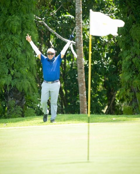 Katathong Golf Resort amp Spa 1 person golfing and golf course