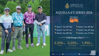 ถ่ายทอดสดการแข่งขัน Thailand Amateur Golf Tour รายการ Mighty Mouse Service Open 2024 สนามอะเควลล่า กอล์ฟ แอนด์ คันทรีคลับ