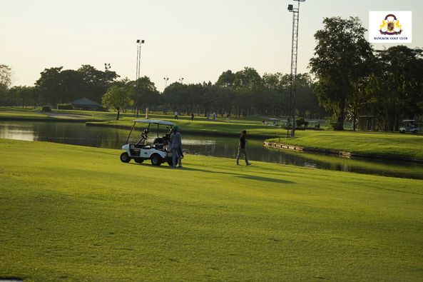 Bangkok Golf Club 3 people people golfing golf cart golf course and BANGKOK GOL CLUB HEIE