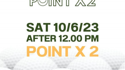 Happy Hour เสาร์นี้รับเลย! แต้ม X2 !