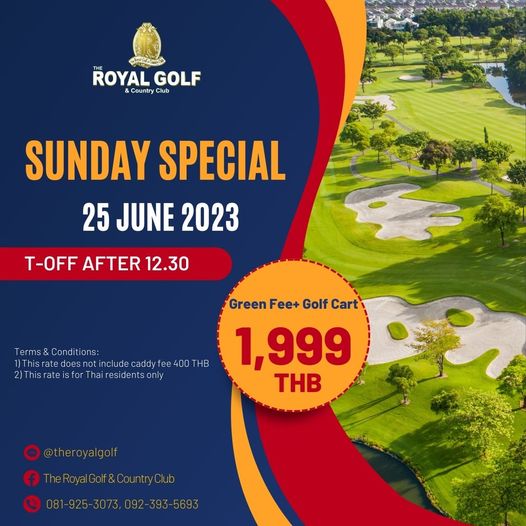 The Royal Golf amp Country Club golf and text